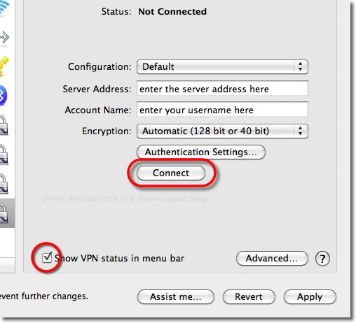 Connect to VPNUK