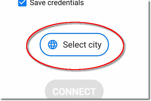 Amazon Fire App - Server selection