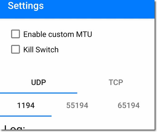 VPNUK on Android Options connection settings and troubleshooting